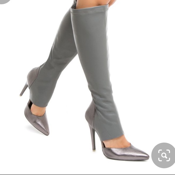 Paper Fox Shoes - Gray Kikia Shoe Boot